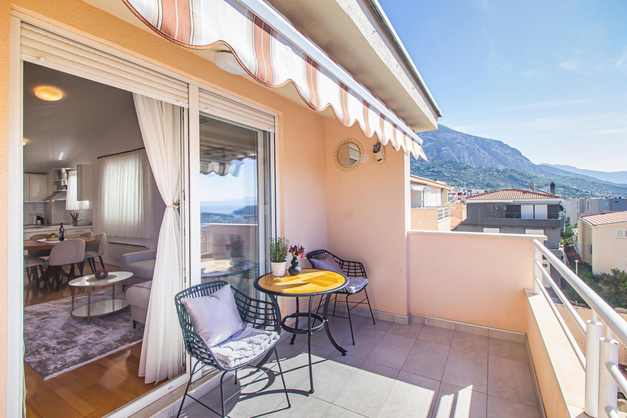 Apartment Anita With Amazing Sea View 马卡尔斯卡 外观 照片