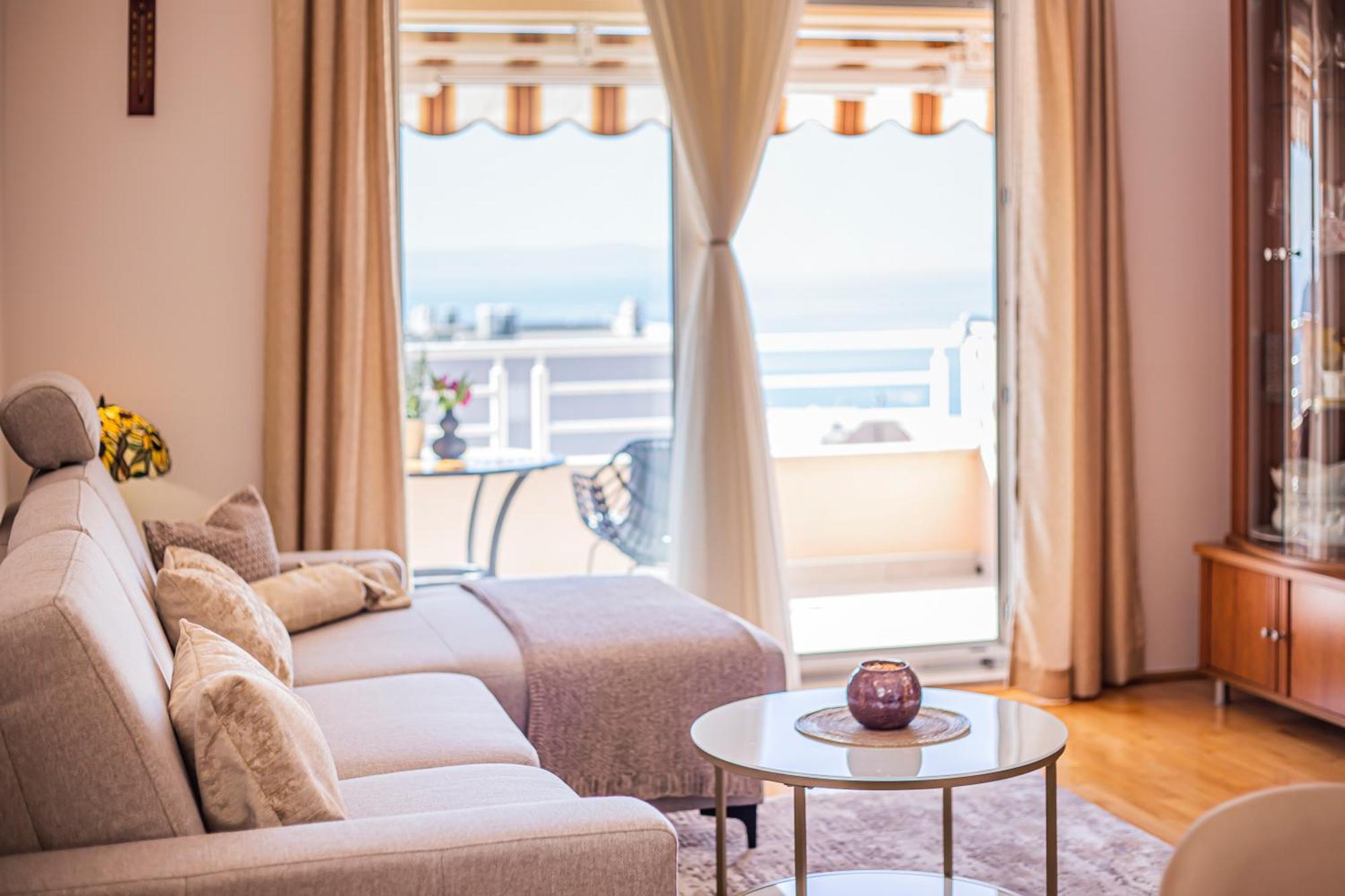 Apartment Anita With Amazing Sea View 马卡尔斯卡 外观 照片