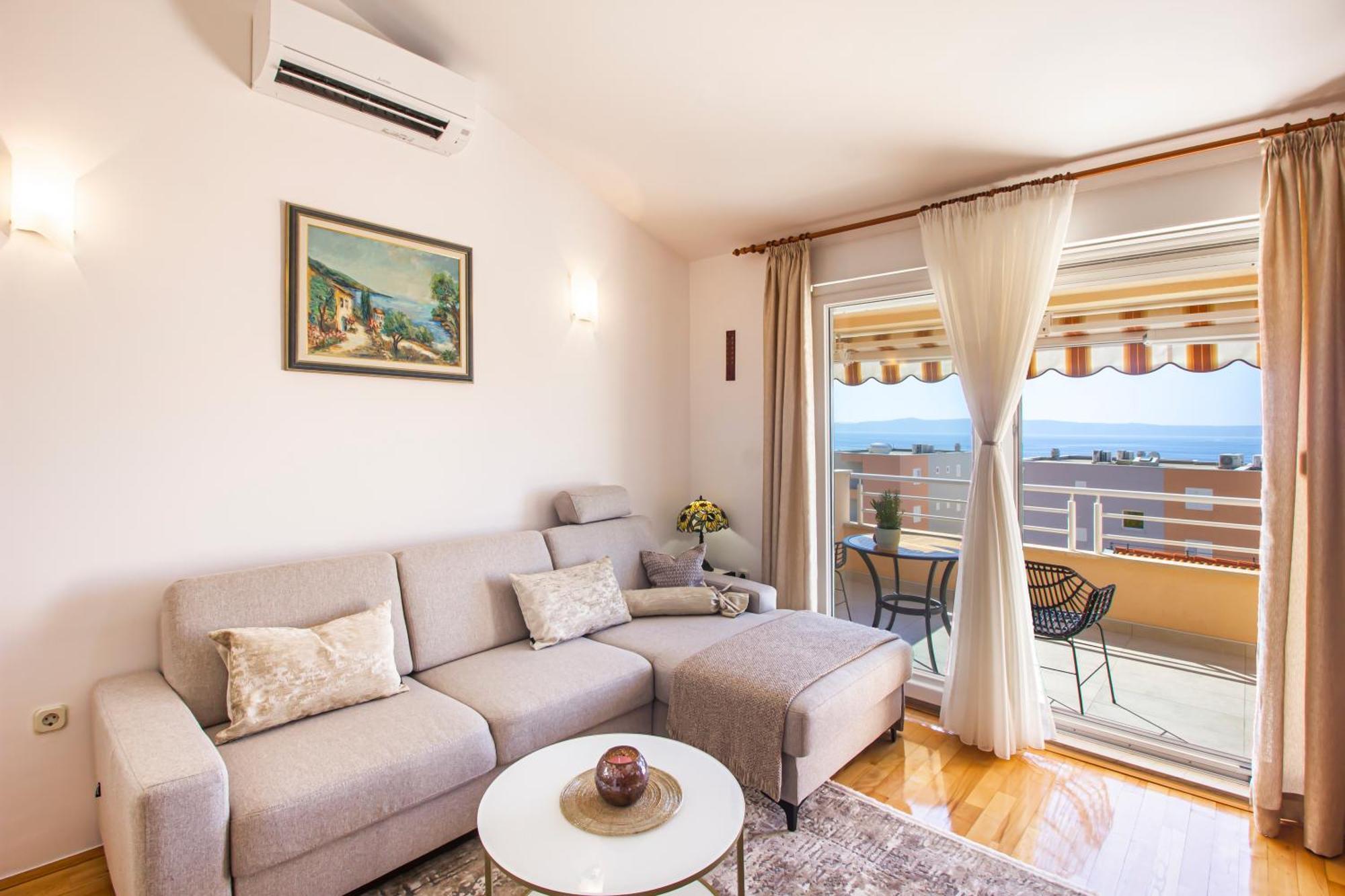 Apartment Anita With Amazing Sea View 马卡尔斯卡 外观 照片